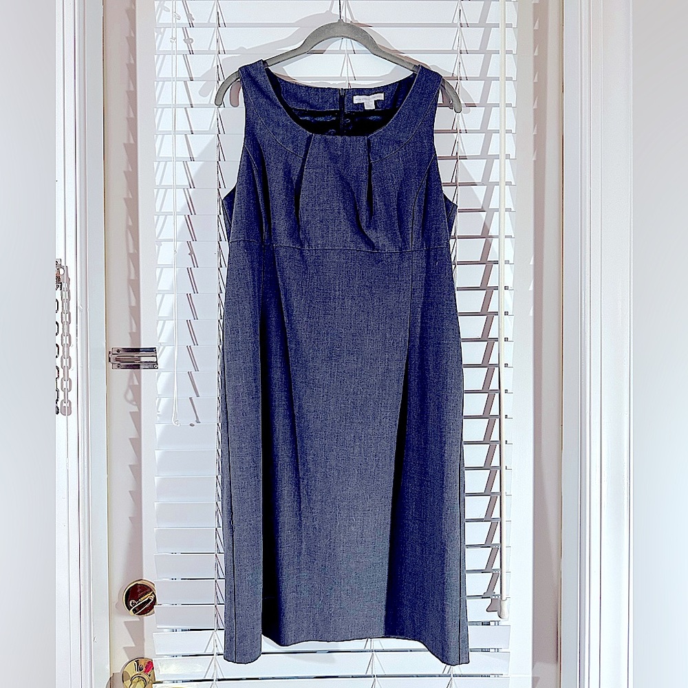 Elegant Gray New York & Company Career Dress Size 10
